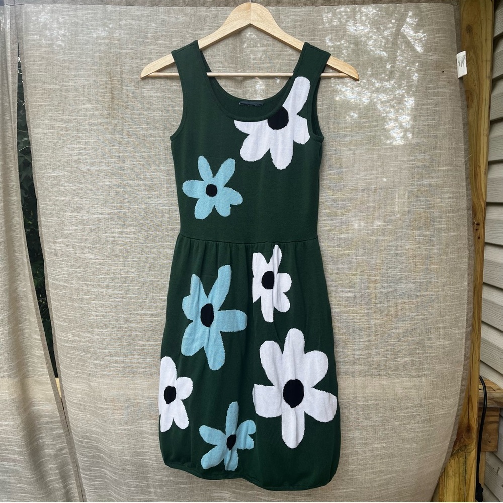 ModCloth Bloom Boldly Sleeveless Sweater Dress